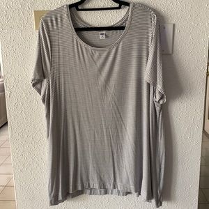 Old Navy Short Sleeve Stripe Shirt Size XXL